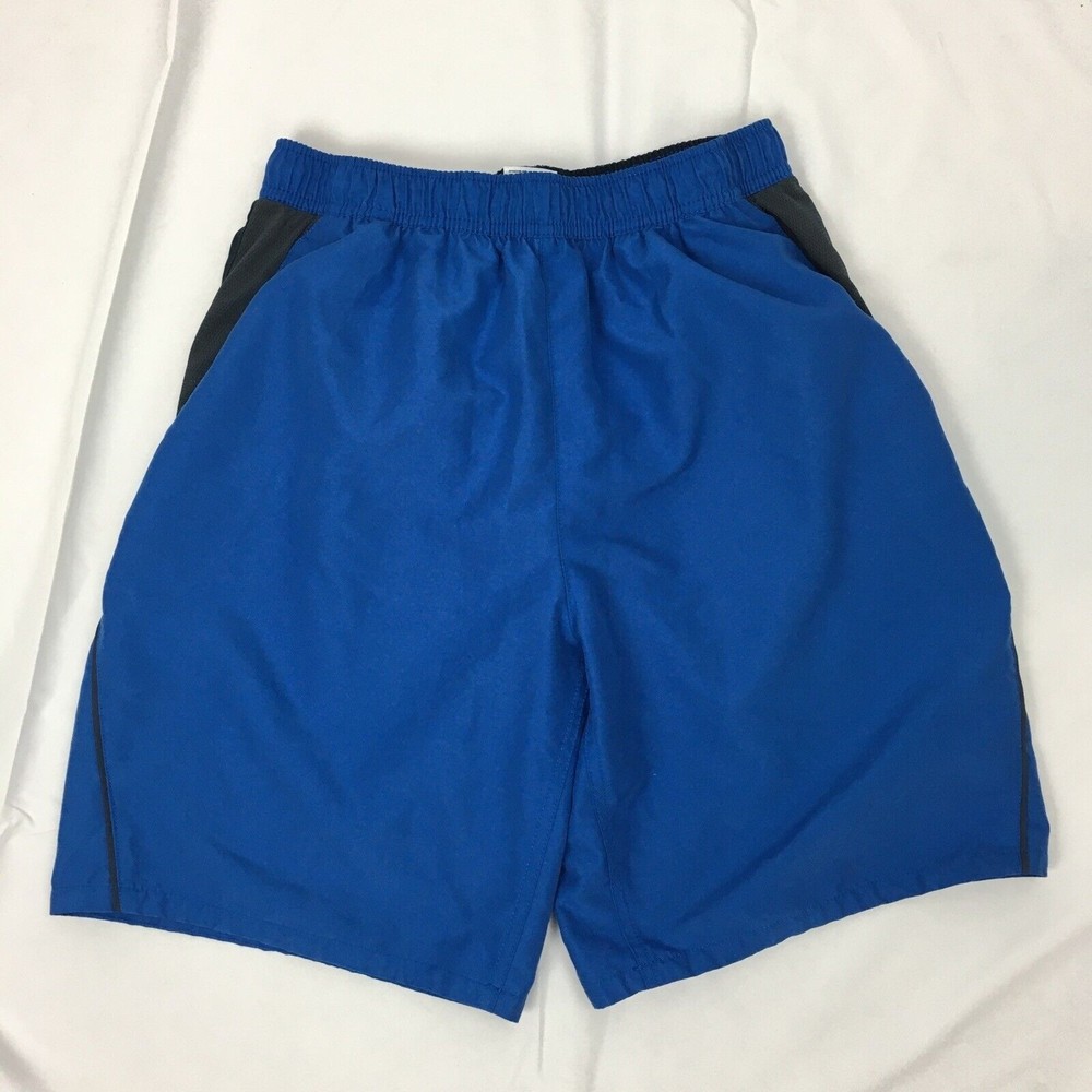 Speedo Men Size MEDIUM Blue Swim Trunks Bottoms Pockets‎ Drawstring